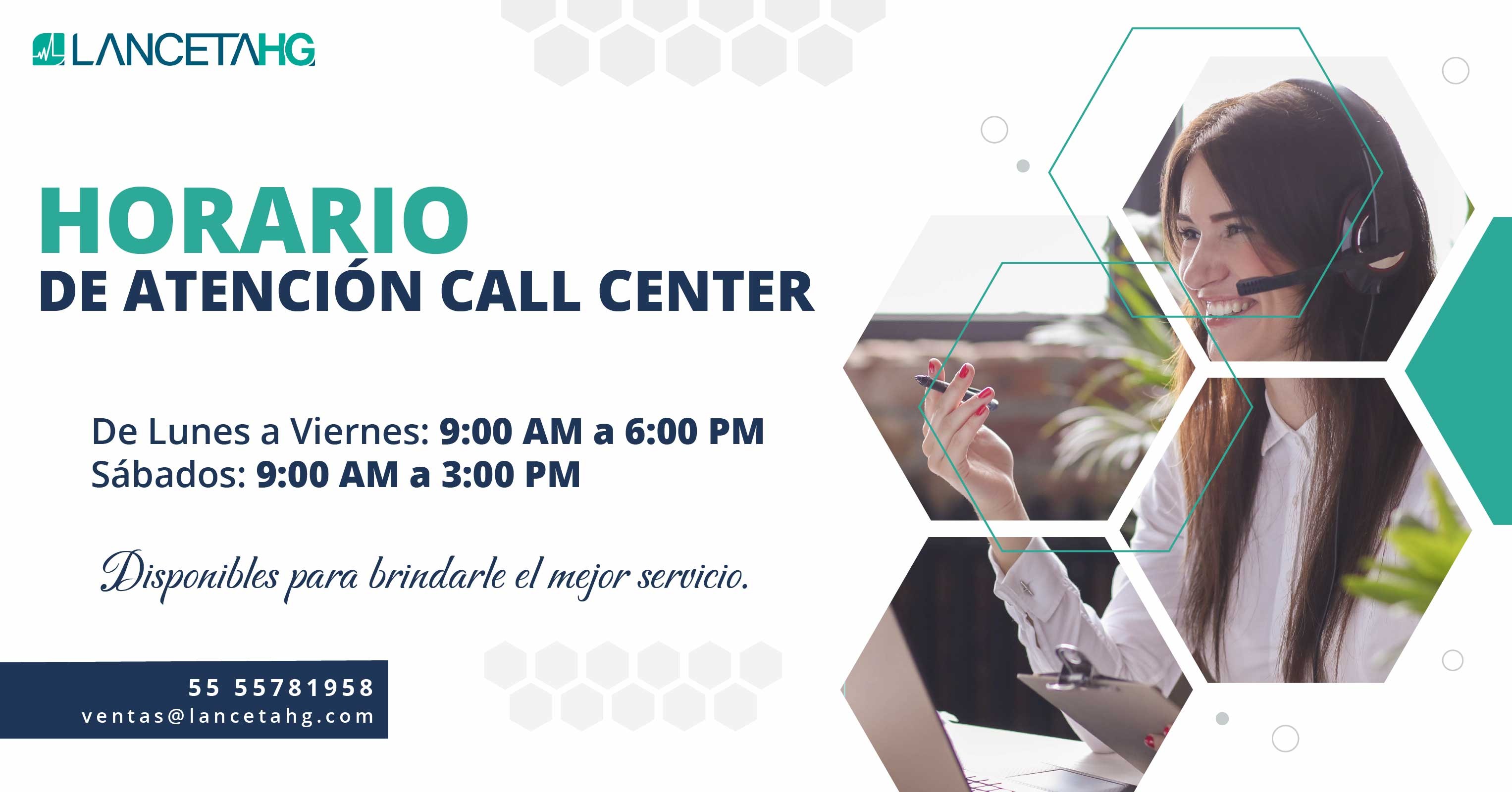 Banner Horario Call Center 